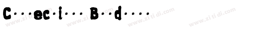 Connections Bold字体转换